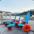 BEACH STAR ENGELLİ PLAJ SANDALYESİ 3 TEKER KOLÇAKLI