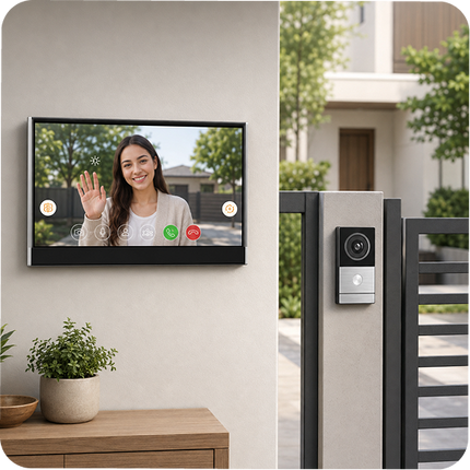 Akıllı Villa Set – 7" HD Görüntülü Diafon Sistemi