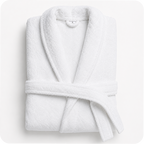 Bukle Büyük Bornoz | %100 Pamuk | Beyaz | 360 gr/m² | XL