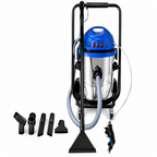 Çift Motor  Halı ve Koltuk Yıkama Özellikli Sanayi Tipi Süpürge | 60 L Kirli / 14 L Temiz Su Tankı | 2400 W