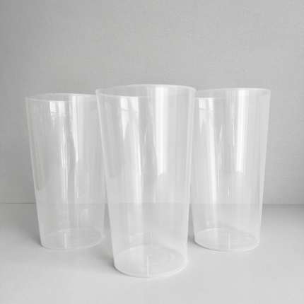 Tekrar Kullanılabilir Şefaf Bardak 600 ml