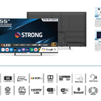 Otel Televizyonu MT55EG8000QF 55’’ 140cm Ekran FRAMELESS QLED 4K Ultra HD Google TV 55" Google TV QLED