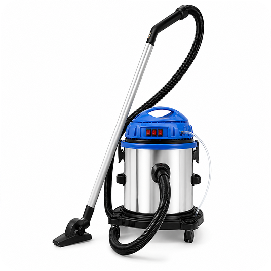 Endüstriyel Islak & Kuru Elektrik Süpürgesi | 40 L | 1200 W | İnox Kazan