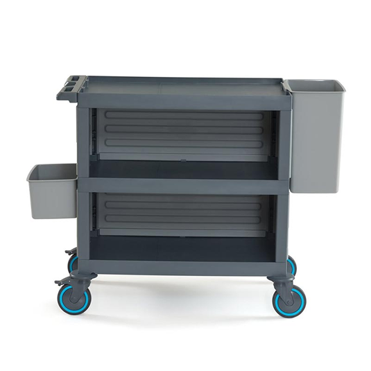 Fantom Procart 221 3 Katlı Servis Arabası, Çatal Kaşık ve Atık Kovalı
