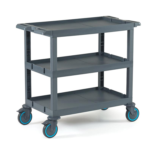 Fantom Procart 220 3 Katlı Frensiz Servis Arabası, 200 kg Kapasiteli