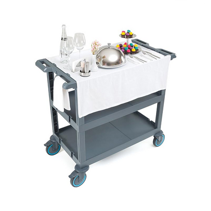 Fantom Procart 220 3 Katlı Frensiz Servis Arabası, 200 kg Kapasiteli
