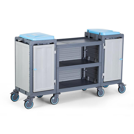 Fantom Procart 225 3 Katlı Servis Arabası, 2 Adet Çöp Bölmeli