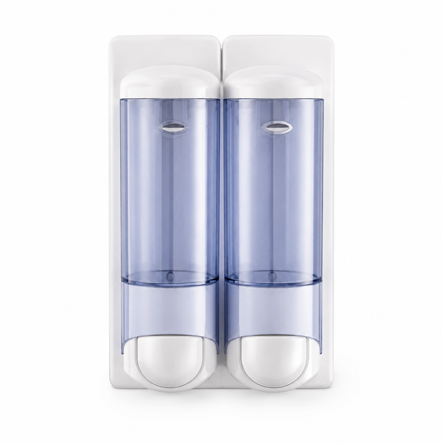 İkili Sıvı Sabun & Şampuan Dispenseri 2×250 ml – ABS