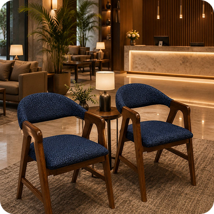 İstanbul Kollu Ahşap Otel Sandalyesi