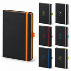Lastikli Kenar Boyalı Termo Deri Promosyon Defter – 13x21 cm