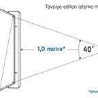 Otel Televizyonu  MS24EC2000 24’’ 61cm Ekran HD Ready Led TV 24" Uydu Alıcılı