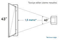 Otel Televizyonu  ML43EW4000 43’’ 109cm Ekran Full HD Uydu Alıcılı Whale TV LED 43" Android WhaleOS
