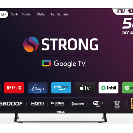 Otel Televizyonu MT50EG8000F 50’’ 127cm Ekran FRAMELESS 4K Ultra HD Google TV 50" Google TV QLED