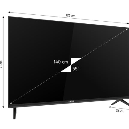 Otel Televizyonu ML55EW8000F 55’’ 140cm Ekran FRAMELESS 4K Ultra HD Whale TV LED 55" Android WhaleOS