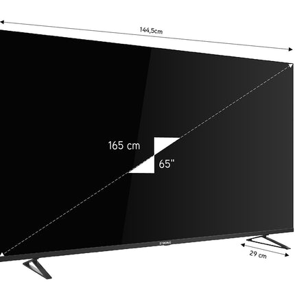 Otel Televizyonu MT65EG8000QF 65’’ 165cm Ekran FRAMELESS QLED 4K Ultra HD Google TV 65" Google TV QLED