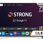 Otel Televizyonu MT75EG8000QF 75’’ 190cm Ekran FRAMELESS QLED 4K Ultra HD Google TV 75" Google TV QLED