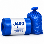 Mavi Endüstriyel Çöp Poşeti 80×110 cm – 10 Rulo - 400gr