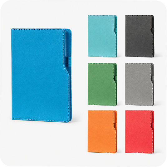 Minimal Tasarım Termo Deri Promosyon Defter – 14,5x21 cm – 160 Sayfa