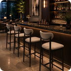 New York Ahşap Bar Sandalyesi