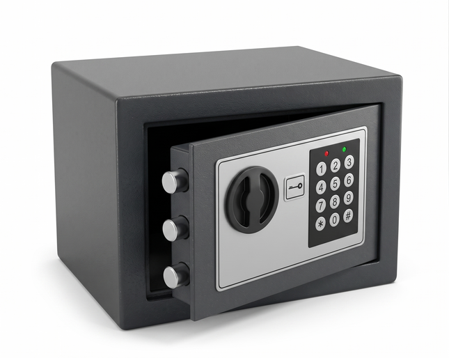 OTEL ODA TİPİ ELEKTRONİK KASA (ACİL AÇMA ANAHTARLI) 17×23×17 CM – 3 KG