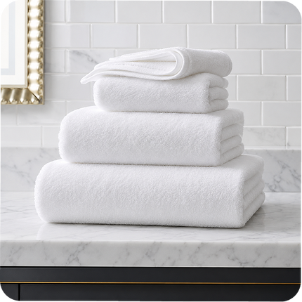 Otel Banyo Havlusu  %100 Pamuk  70x140 cm  450 gr  161 İplik  Beyaz