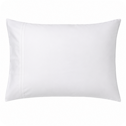 Otel Yastık Kılıfı | 50x70 cm | %100 Pamuk | 63 Tel | Beyaz