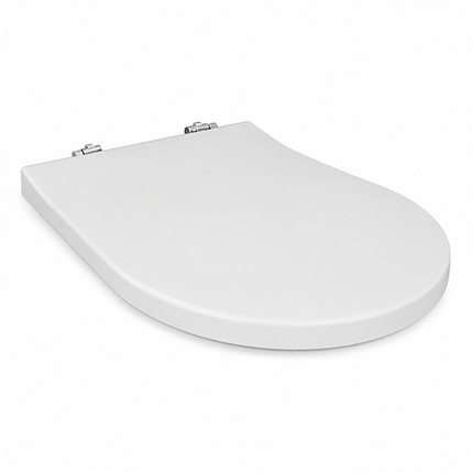 Oval Thermoplast Slim Klozet Kapağı Beyaz