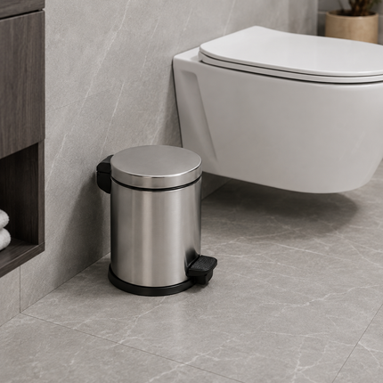 Paslanmaz Çelik Banyo ve Otel Çöp Kovası