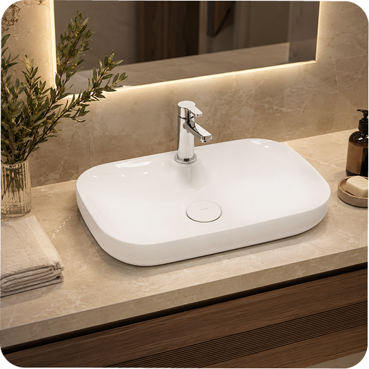 Premium Class 70 cm Tezgah Üstü Lavabo