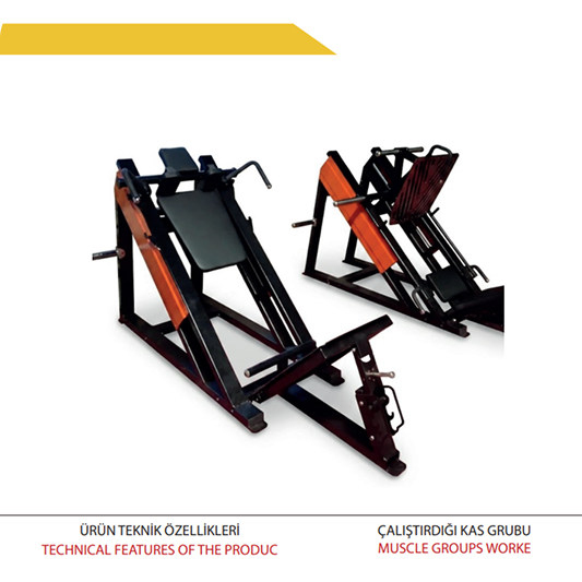 45 Degree Leg Press / Hack Squat Combo