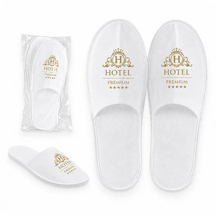 Logolu Ultrasonik Tela Otel Terliği