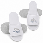 Logolu Otel Terliği Thermal - Spa Terlik