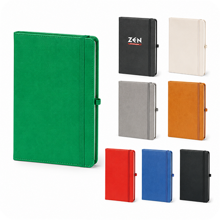 Renkli Termo Deri Promosyon Defter – 13x21 cm – 224 Sayfa