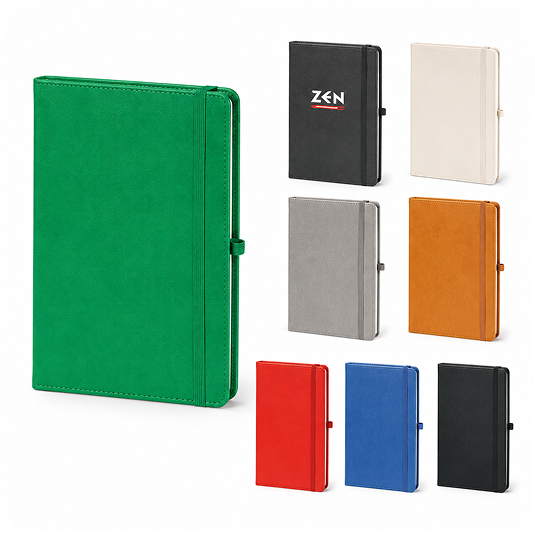 Renkli Termo Deri Promosyon Defter – 13x21 cm – 224 Sayfa