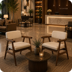 Rio Kollu Ahşap Otel Sandalyesi