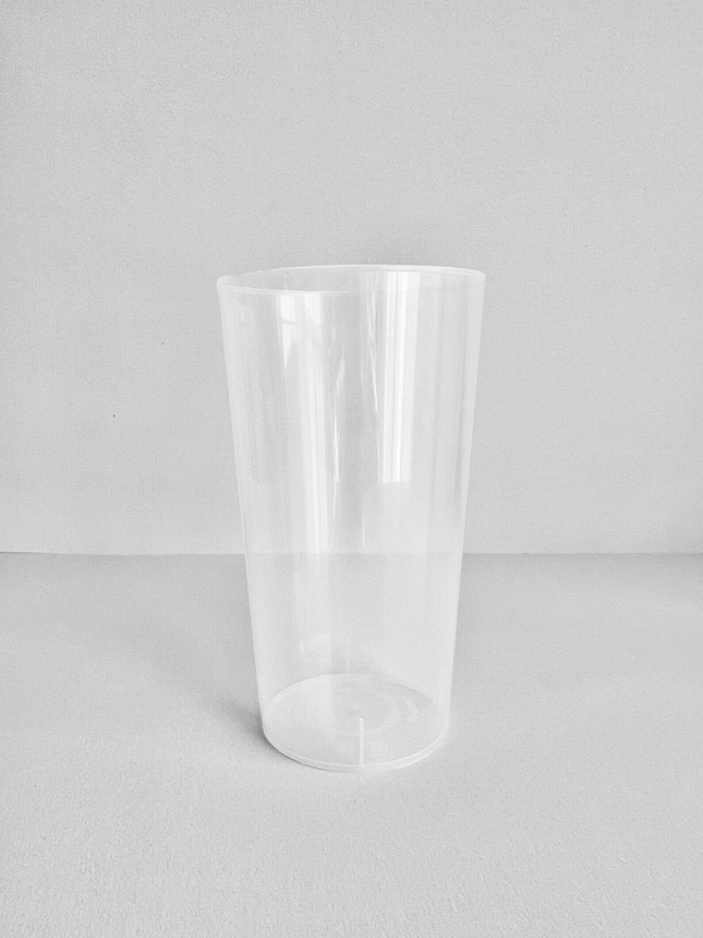 Tekrar Kullanılabilir Şefaf Bardak 600 ml