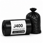 Siyah Endüstriyel Çöp Poşeti 80×110 cm – 10 Rulo - 400gr