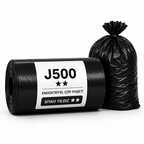 Siyah Endüstriyel Çöp Poşeti 80×110 cm – 10 Rulo - 500gr