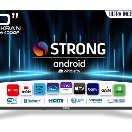 Otel Televizyonu ML40EW4000F 40’’ 102cm FRAMELESS Full HD Whale TV LED 40" Android WhaleOS