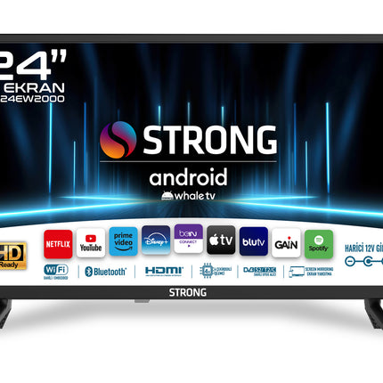 Otel Televizyonu ML24EW2000 24’’ 61cm Ekran HD Ready Uydu Alıcılı Whale TV LED 24" Android WhaleOS