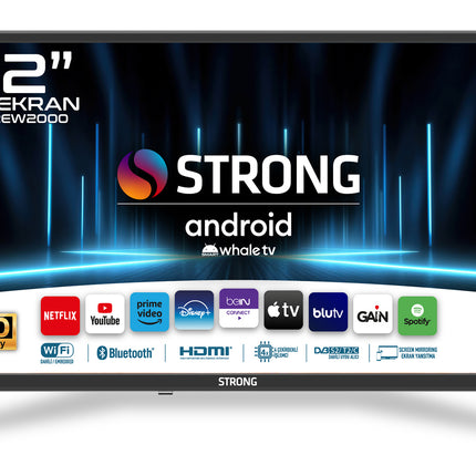 Otel Televizyonu ML32EW2000 32’’ 82cm Ekran HD Ready Uydu Alıcılı Whale TV LED32" Android WhaleOS