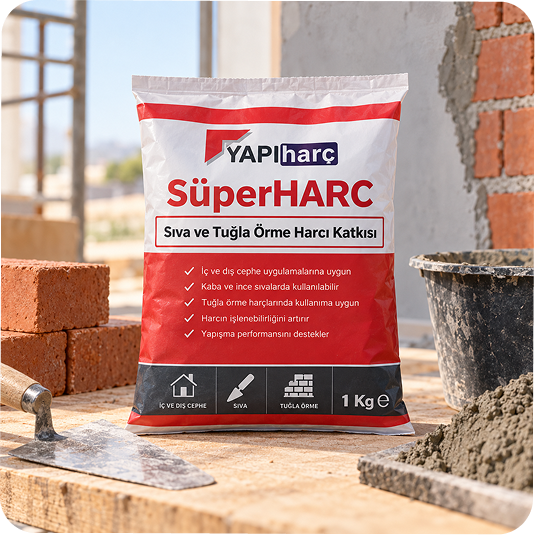 SüperHARC Sıva ve Tuğla Örme Harcı Katkısı 1 Kg