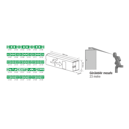 Acil Çıkış Yönlendirme Armatürü