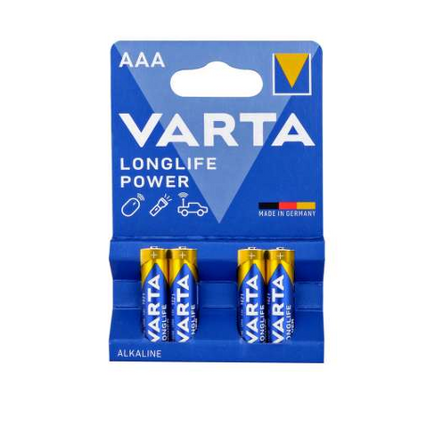 Varta Longlife Power  Alkalin AAA İnce Kalem Pil - 1 Adet