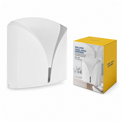 Wallstar Z Katlı Havlu Kağıt Dispenseri – Duvar Tipi
