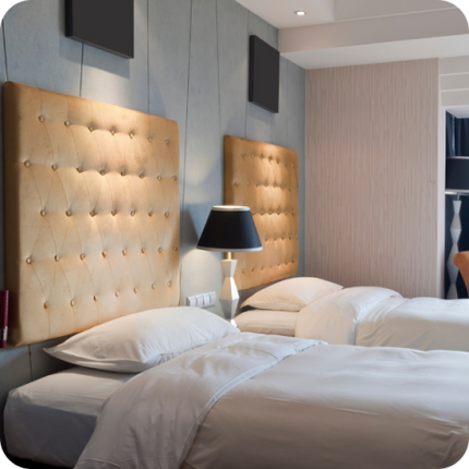 Çift Kişilik Otel Nevresimi (200x220 cm)  – 92 Tel Polycotton Çizgili / Çizgisiz