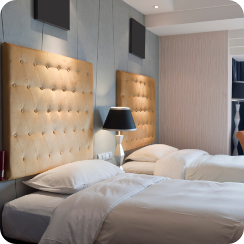 Çift Kişilik Otel Nevresimi (200x220 cm)  – 92 Tel Polycotton Çizgili / Çizgisiz