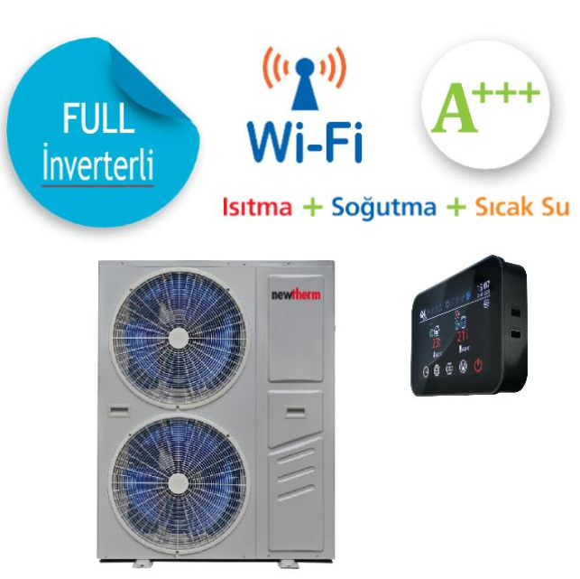 Newtherm Master Inverter Konut Isı Pompaları 18 kW