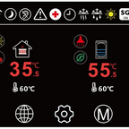 Master Serisi Ac/Dc Inverter Hibrit Konut Isı Pompaları ( 60H )