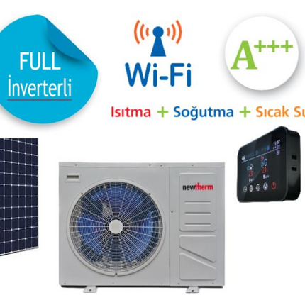 Master Serisi Ac/Dc Inverter Hibrit Konut Isı Pompaları  60HS (+80L Boyler)